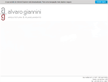 Tablet Screenshot of giannini.arq.br